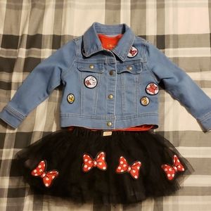 Disney girls jacket set